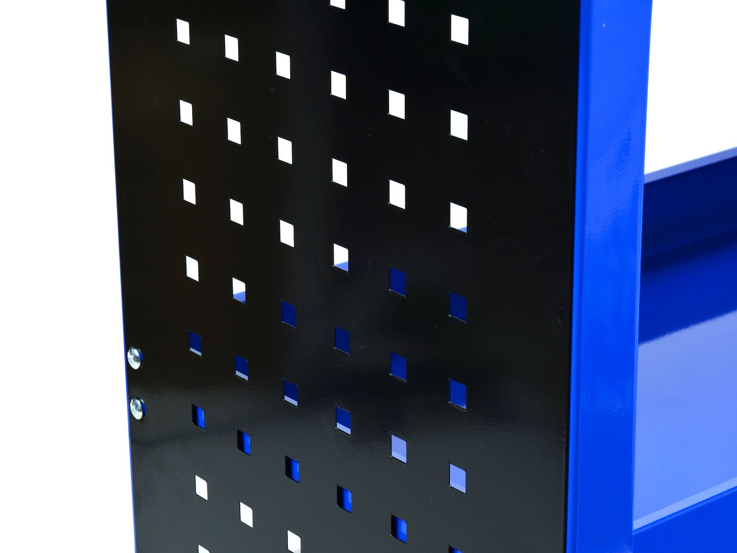 ÜRES FÉM SZERZÁMOS KOCSI – SZERSZÁMOS SZEKRÉNY 3 POLCCAL ÉS OLDALSÓ PANELLEL GEKO