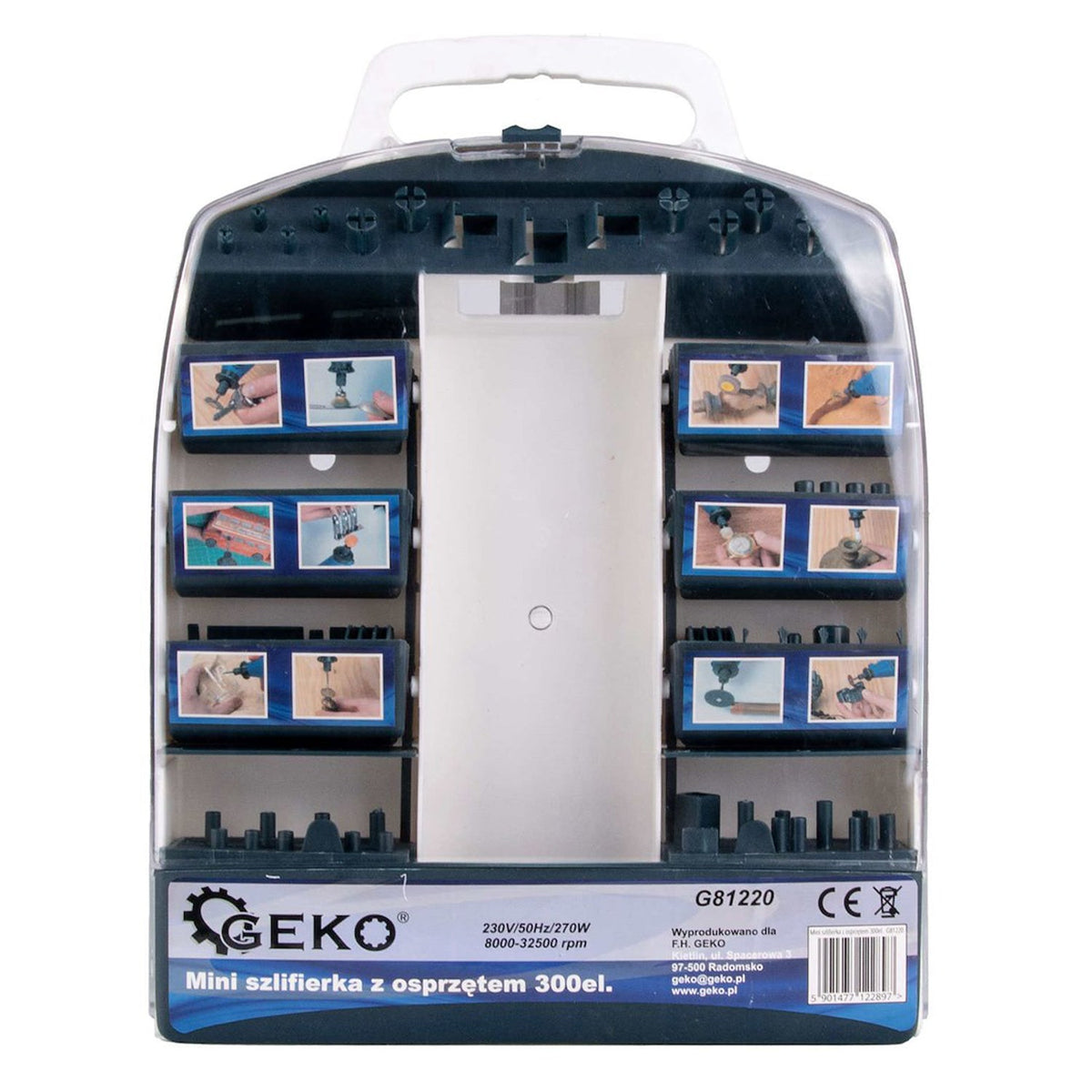 Tárolódoboz mini csiszológéphez és tartozékokhoz GB1551