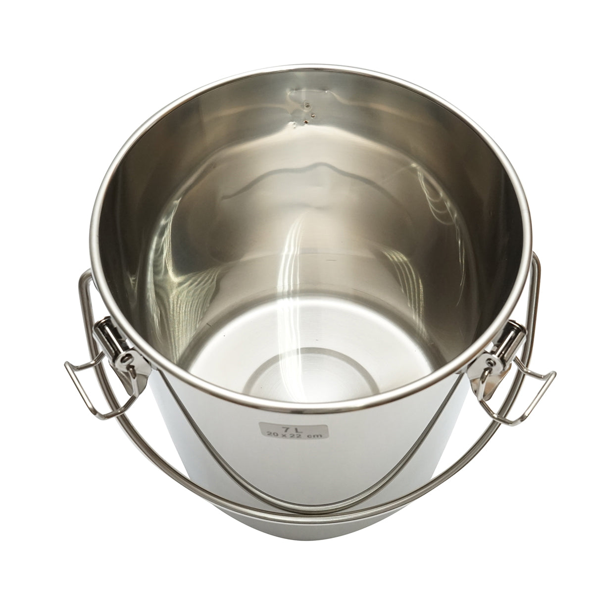 Hordozható fejőgép, 60 W, 1 állásos, tehenekhez, 7 literes rozsdamentes acél tartállyal