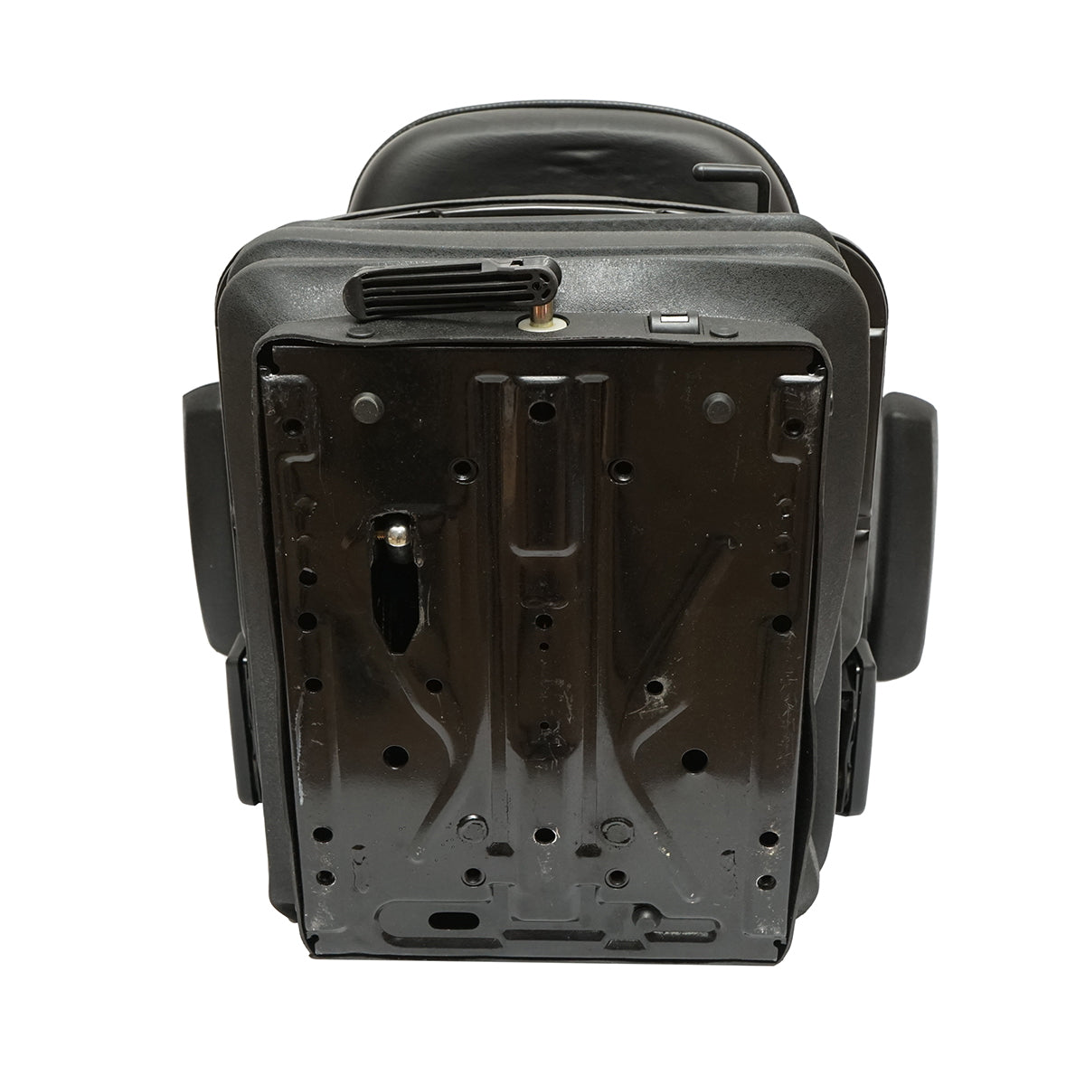 Univerzális ülés légpárnás felfüggesztéssel, magasság- és súlyállítással (50–140 kg), kartámasszal és 50–90°-ban dönthető háttámlával traktorhoz, mezőgazdasági, ipari gépekhez, targoncához