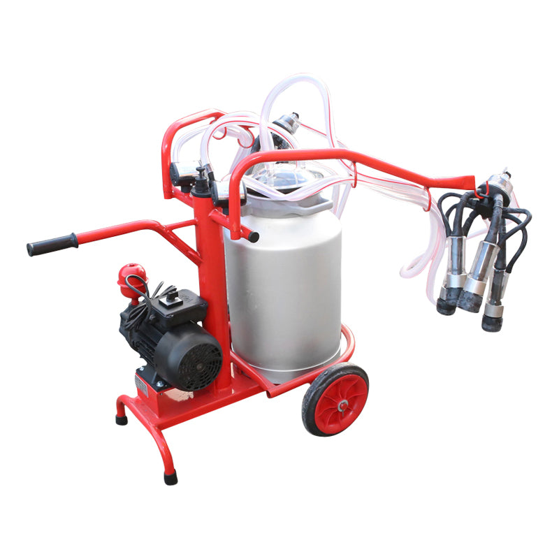 Tehén fejőgép 2 egységgel 40L alumínium tartály, vákuummal, Breckner Germany