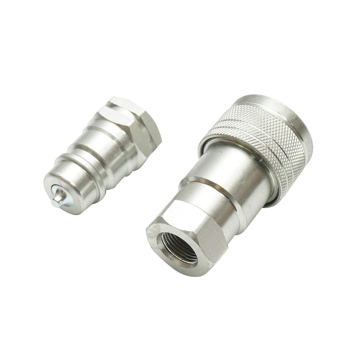 Átmenő szelep anya-apa kúpos csatlakozással, M16 menettel, M16x20 átalakítókkal (1/2" gyorscsatlakozó anya+apa készlet), 92,8x37x29,6 mm