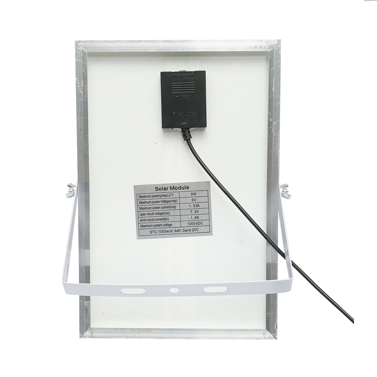 LED reflektor 100W, 8W napelemmel, 5000 mAh akkumulátorral és távirányítóval, IP66, Breckner Germany