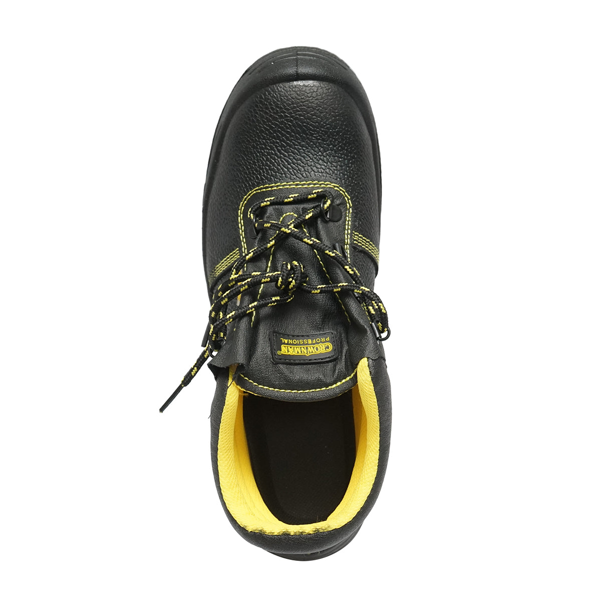 Védőbakancs acél lábujjvédővel és acél talplemezzel, 44-es méret, Crownman