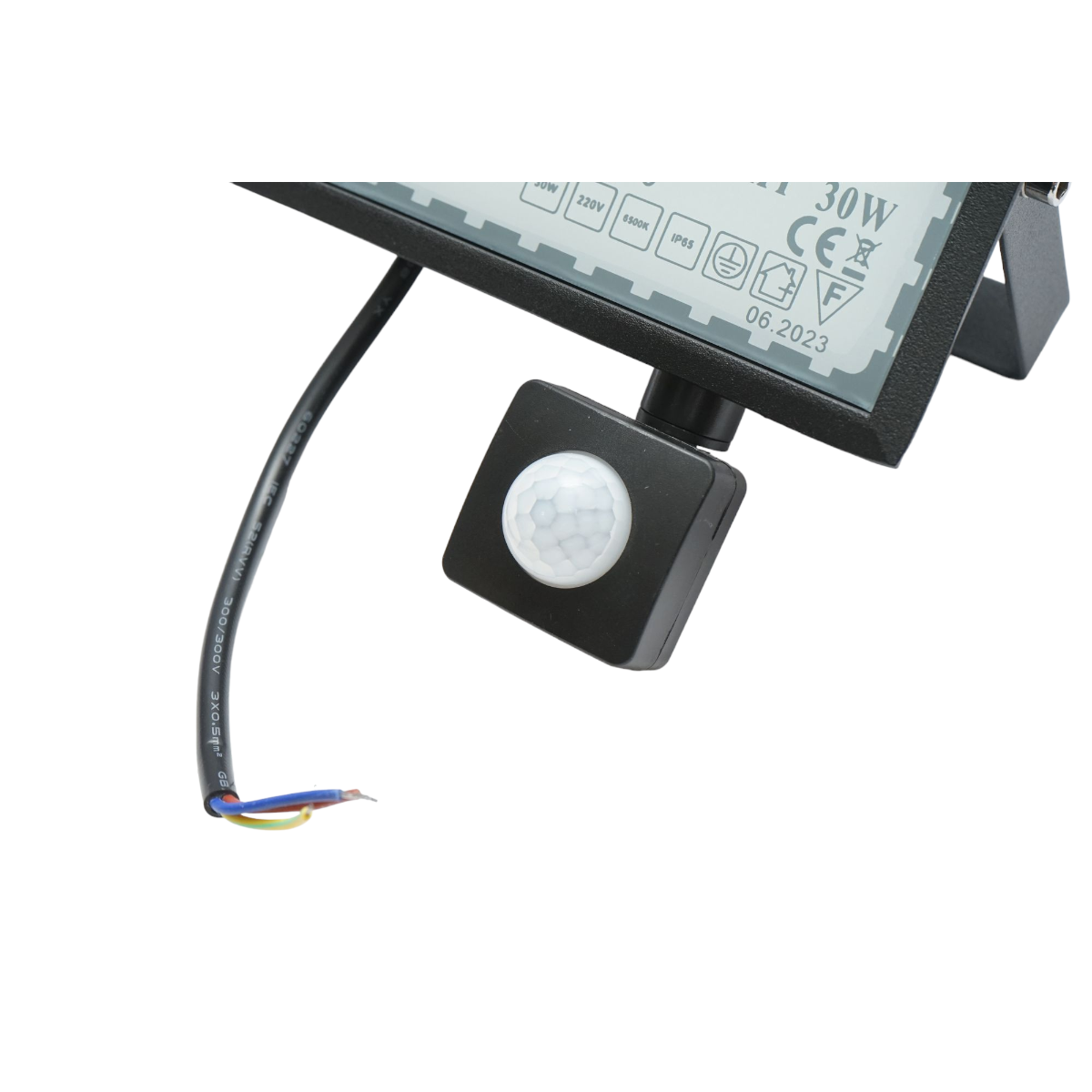 LED reflektor 30W, 220V, 6500K, IP65, mozgásérzékelővel, Breckner Germany