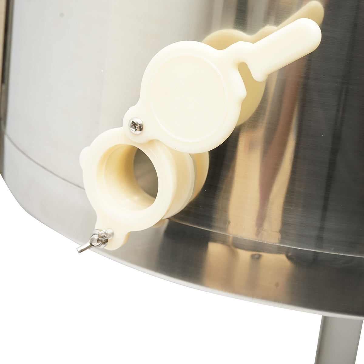 Kézi mézpergető, 4 keretes, rozsdamentes acélból