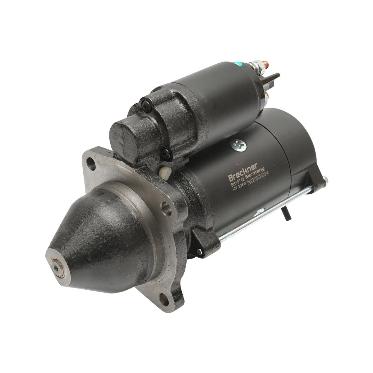 Indítómotor 12V 3.2 kW teljesítménnyel Perkins motoros Erdei traktorhoz Breckner Germany gyártmány