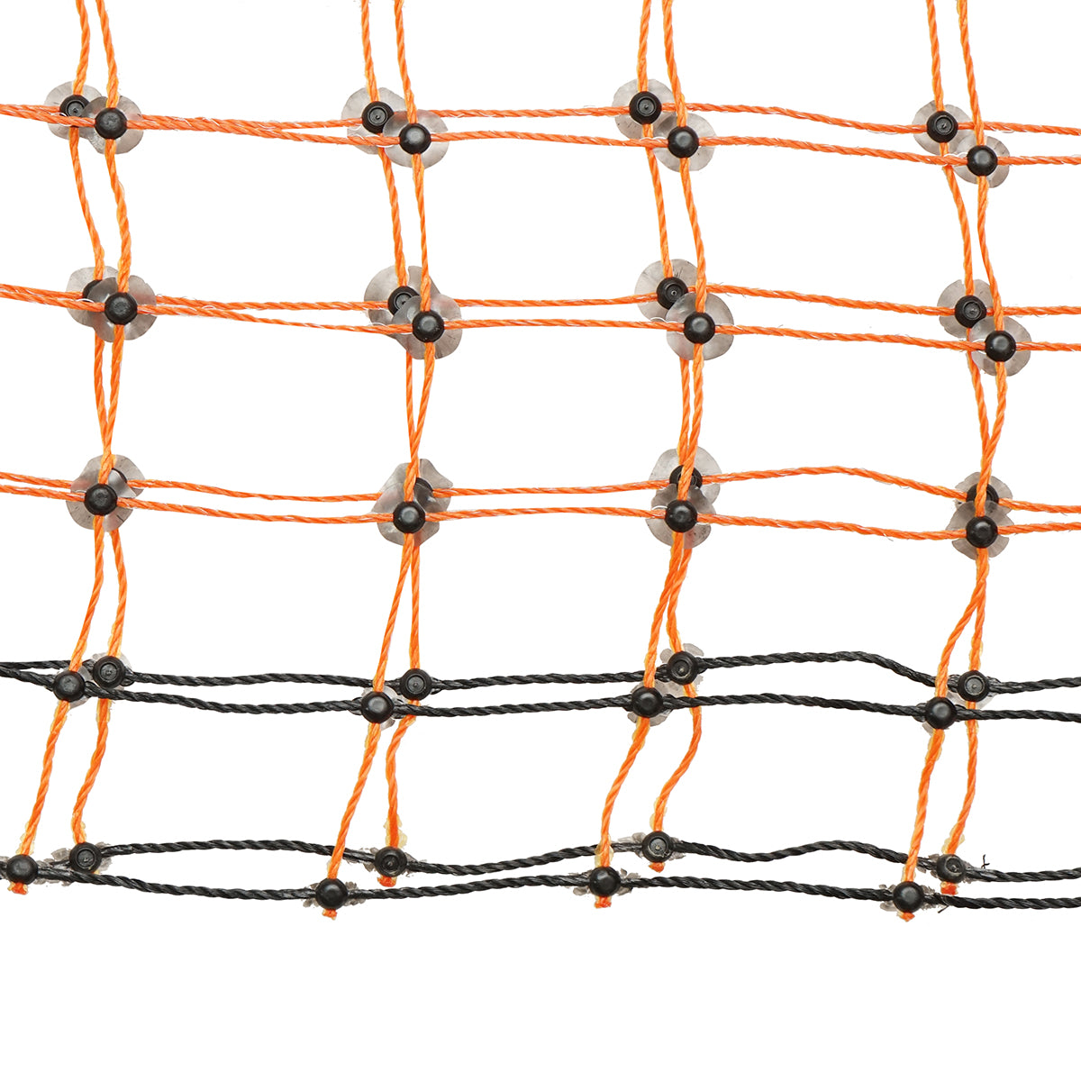 Elektromos kerítésháló, 120 cm × 30 m, dupla lábbal, ellenállás 0,2 Ohm/m, Breckner Germany