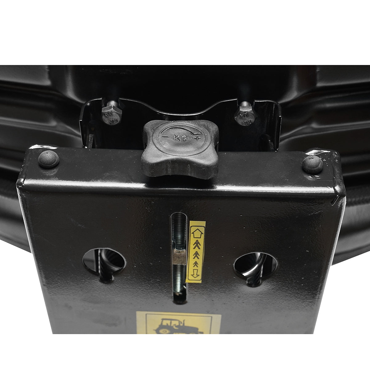 Univerzális fekete állítható ülés traktorhoz