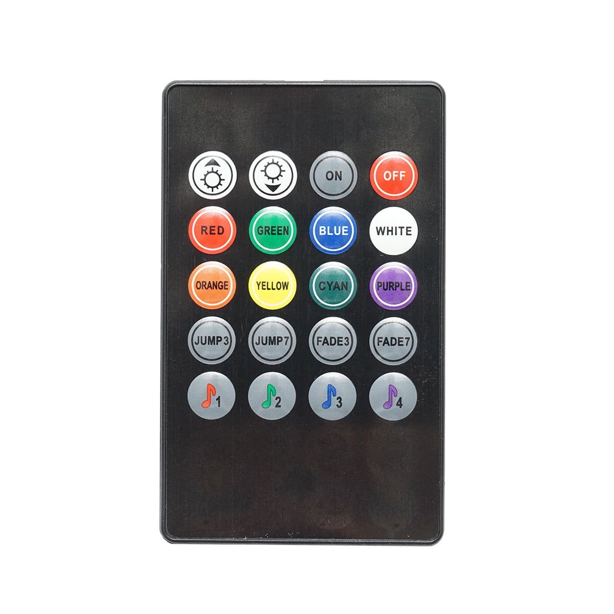 Belső RGB LED hangulatvilágítás készlet autóba, 12V/6A, távirányítóval