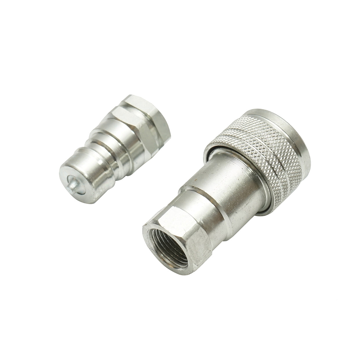 Átmenő szelep anya-apa kúpos csatlakozással, M16 menettel, M16x20 átalakítókkal (1/2" gyorscsatlakozó anya+apa készlet), 78,8x32x24 mm