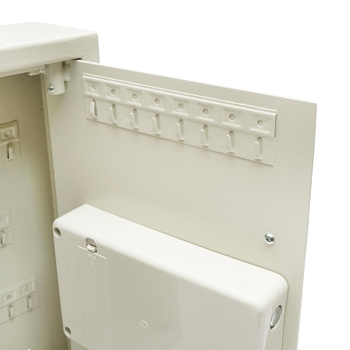 KULCSTÁROLÓ FÉMSZEKRÉNY ELEKTRONIKUS KÓDDAL 300X450X100MM