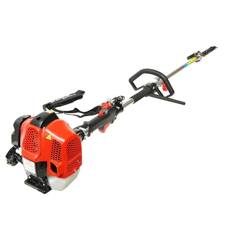 Benzines fűkasza, 4 az 1-ben multifunkciós, 1 hengeres, 0,9 kW / 9000 ford./perc, 25 cm³, Breckner Germany