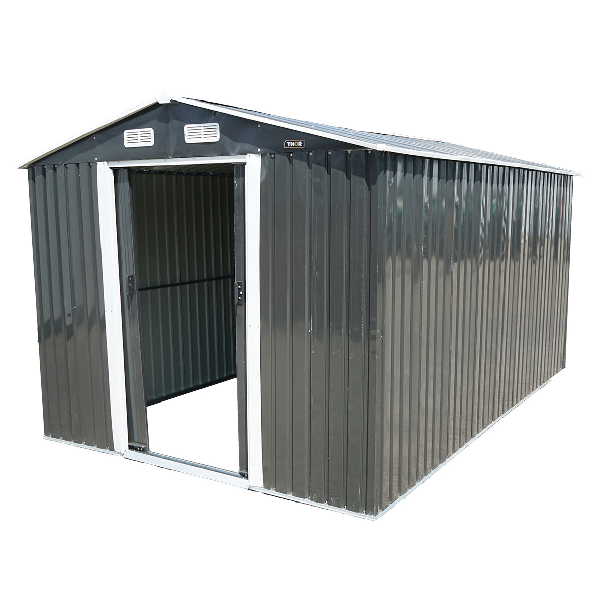 Fém kerti tároló, 389x260x212 cm