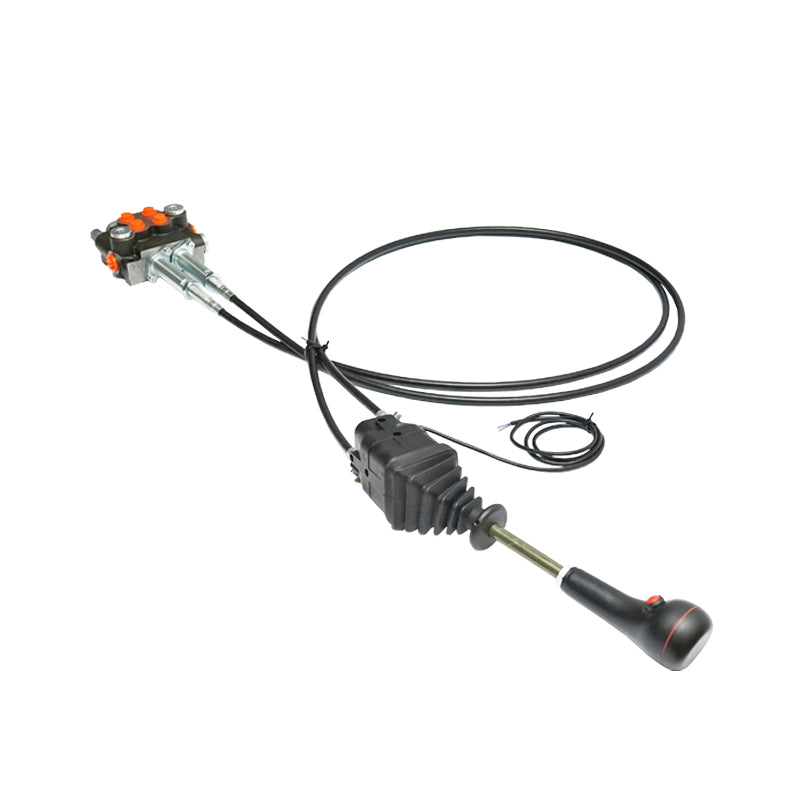 HIDRAULIKUS SZELEP KARRAL, KÁBEL HOSSZA 2M, NYOMÁS 250 BAR, ÁRAMLÁSI SEBESSÉG 40L/MIN, BRECKNER GERMANY