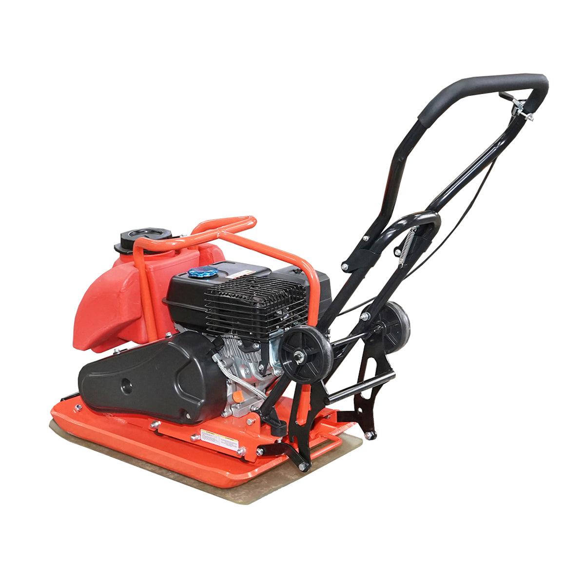 Lapvibrátor C100-A, 690×460 mm munkafelülettel, Euro 5 szabványú motorral, 196 cm³ / 6,5 LE, 5400 ford./perc, 106 kg, víztartállyal, Breckner Germany