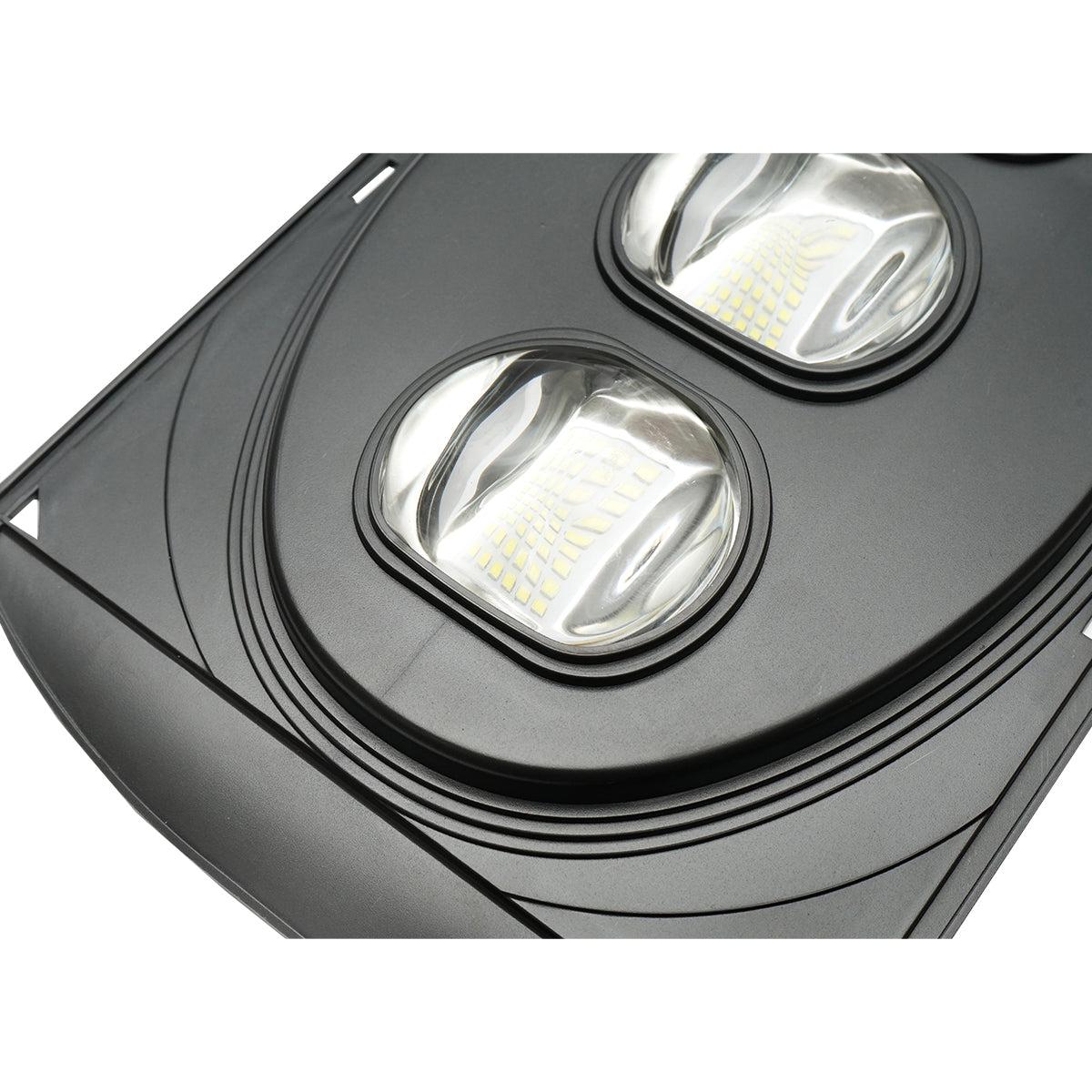 Napelemes LED utcai világítótest 150W, 6500K, IP65, napelemmel, mozgásérzékelővel és oszlopra szereléssel, Breckner Germany