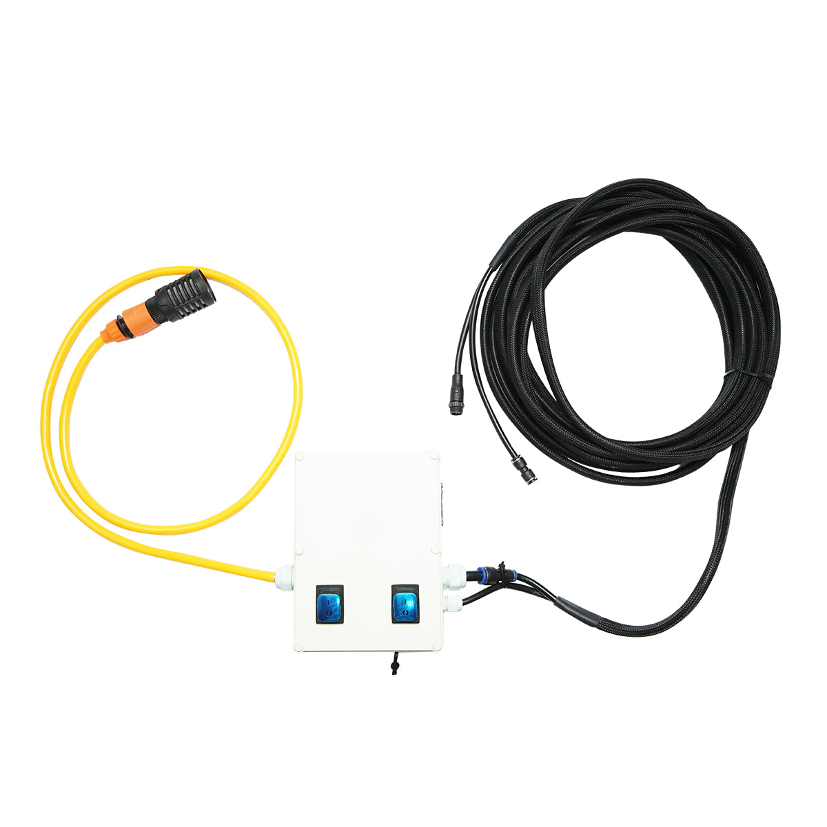 Tisztítórendszer fotovoltaikus napelemekhez 220V, 1 kefével és teleszkópos karral 5,5 m