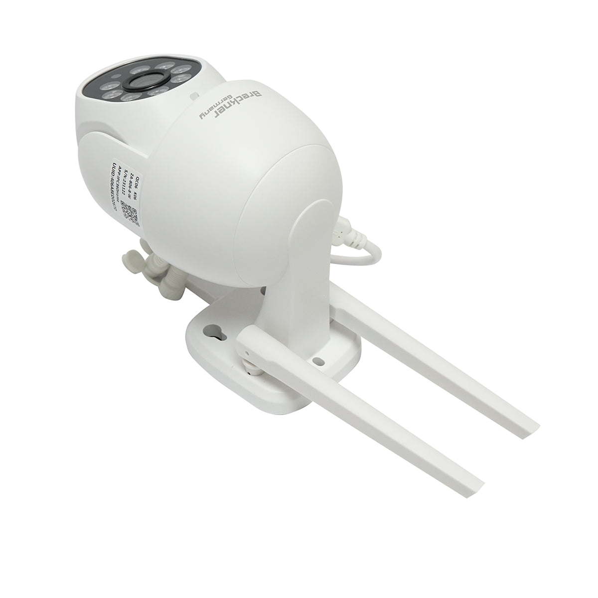 Felügyeleti kamera, dupla lencsés, 6 MP, P2P WIFI 2.4G, 360° PTZ, mozgásérzékelő, sziréna, emberi jelenlét felismerés, iCSee alkalmazás