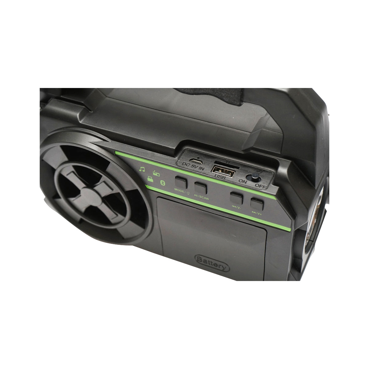 Hordozható LED világítási készlet 3 izzóval/projektorral, napelemmel, FM rádióval és 4500 mAh akkumulátorral, horgászathoz, kempingezéshez, GD-8081FM