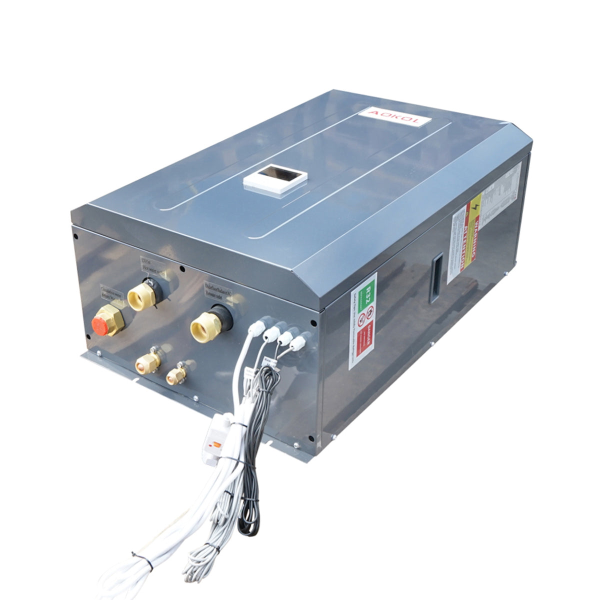 Hőszivattyú 30 kW, 380V, ASH-105CHW/FR, levegő-víz rendszer, Aokol