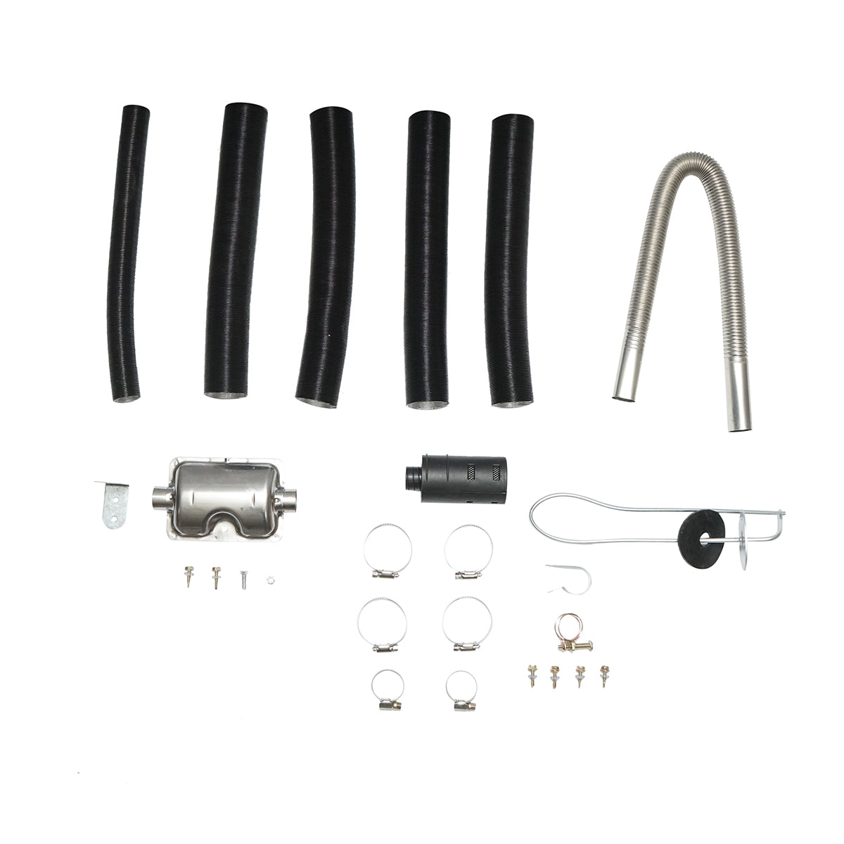 Sirocou, hordozható állóhelyzeti fűtés 12–24V, 5KW, LCD kijelzővel, távirányítóval és Kyocera izzítógyertyával, Breckner Germany, 0,14 - 0,35 L / h