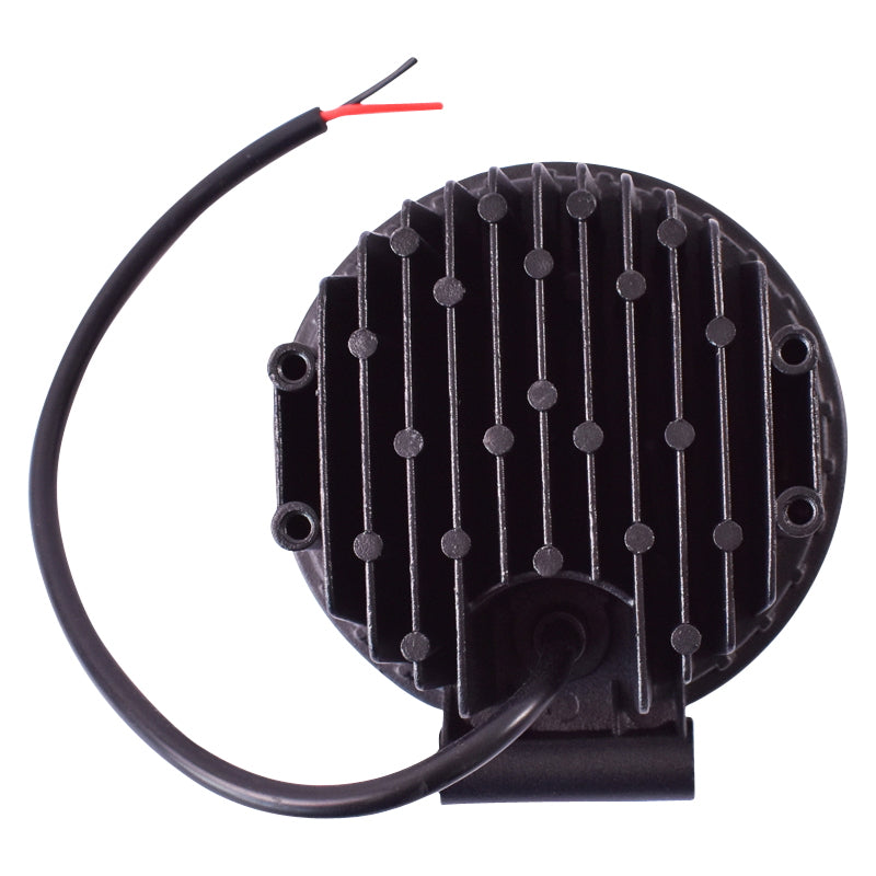 Lámpa, 14 LED-del, 10–30V, 42W, 60° sugárzási szög, flood típus, 114x114x61 mm, IP67, 6000K, Breckner Germany