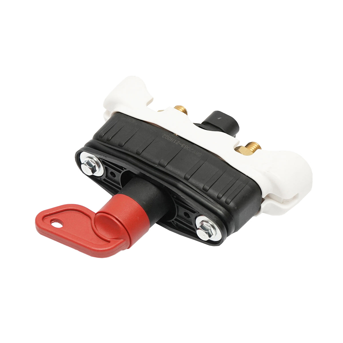 Főkapcsoló 12/24V, M10 csatlakozó, 2 tűs csatlakozóval Renault és Volvo járművekhez, Breckner Germany