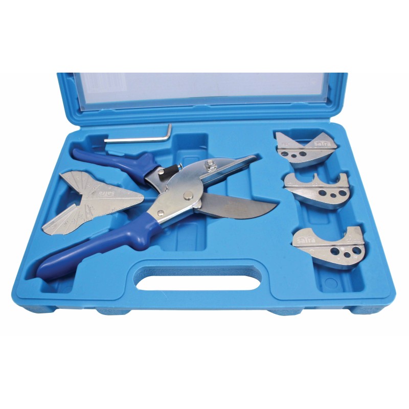 MULTIFUNKCIÓS GÉRVÁGÓ OLLÓ KÉSZLET – TÖMÍTÉSEK, GUMI, PVC CSÖVEK VÁGÁSHOZ 6 DB