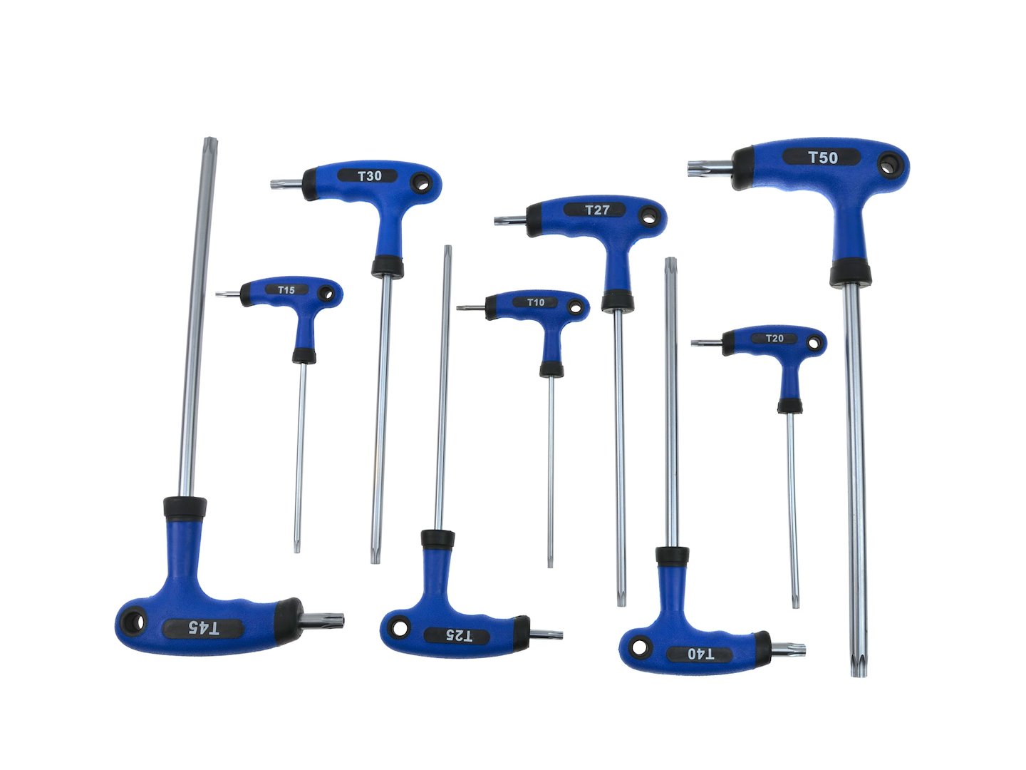 TORX KULCS KÉSZLET L FOGANTYÚVAL T10-T50 9 DB