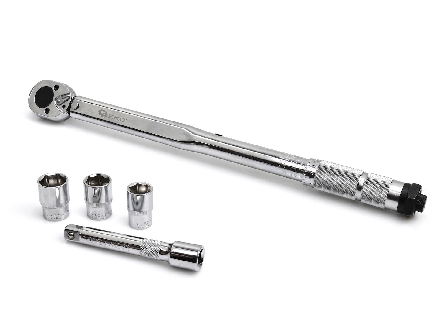 NYOMATÉKKULCS KÉSZLET 1/2" 28-210 NM DUGÓKULCCSAL ÉS HOSSZABBÍTÓVAL