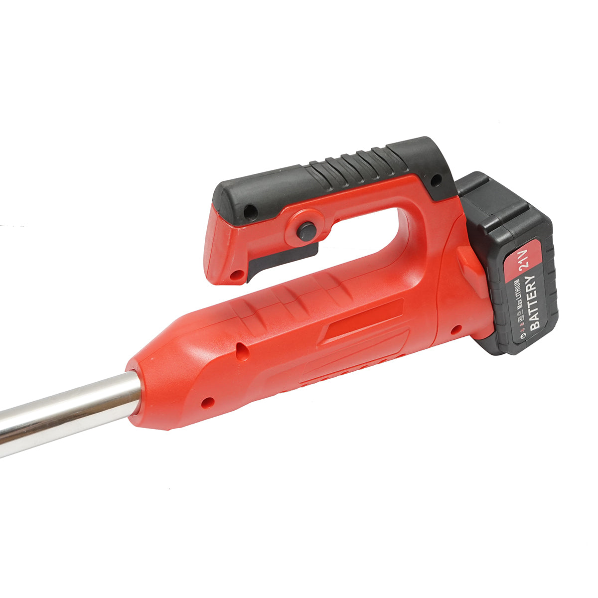 Elektromos fűkasza, 850 W, teleszkópos nyéllel, 2× 21 V / 3000 mAh akkumulátorral, 18 000 ford./perc, tartozékokkal együtt