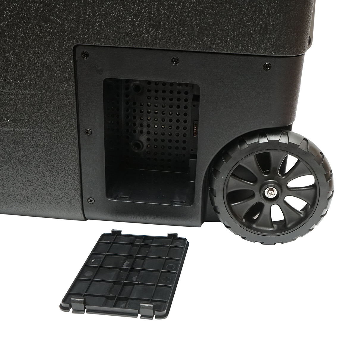 Autós hűtőszekrény kompresszorral, 80W, 74L kapacitás, 12–24–220V tápfeszültség, LCD kijelző, 831x465x458 mm, U75E AUTOSPEED