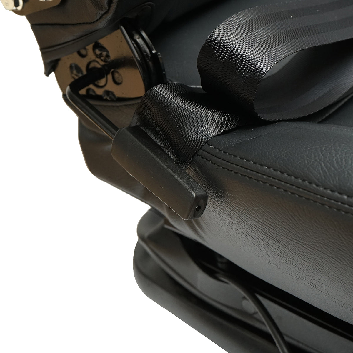 Univerzális állítható traktorülés biztonsági övvel, kartámasszal és mechanikus felfüggesztéssel, mérete: 800x610 mm