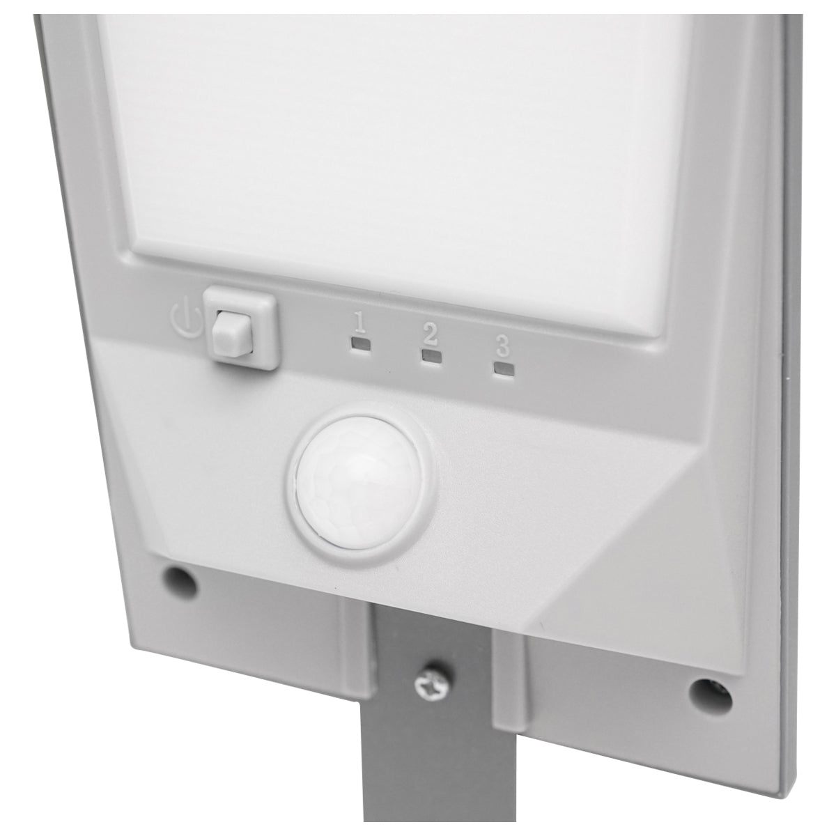 Napelemes LED lámpa 2W, 6500K, IP44, mozgásérzékelővel, napelemmel és akkumulátorral, Breckner Germany