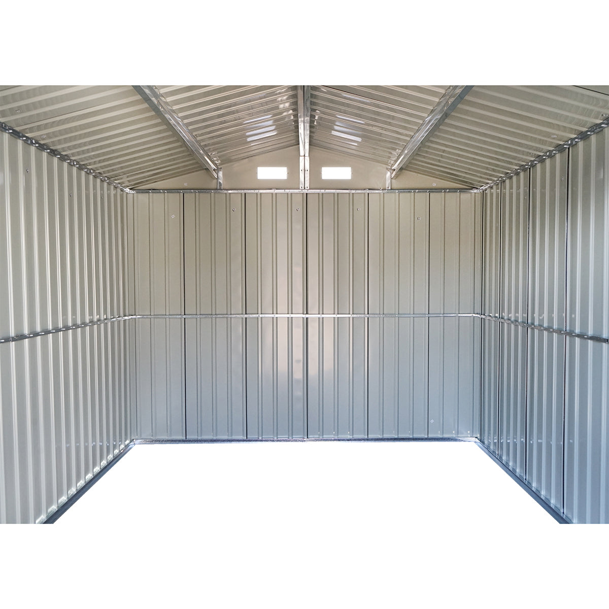 Fém kerti tároló, 312x257x212 cm