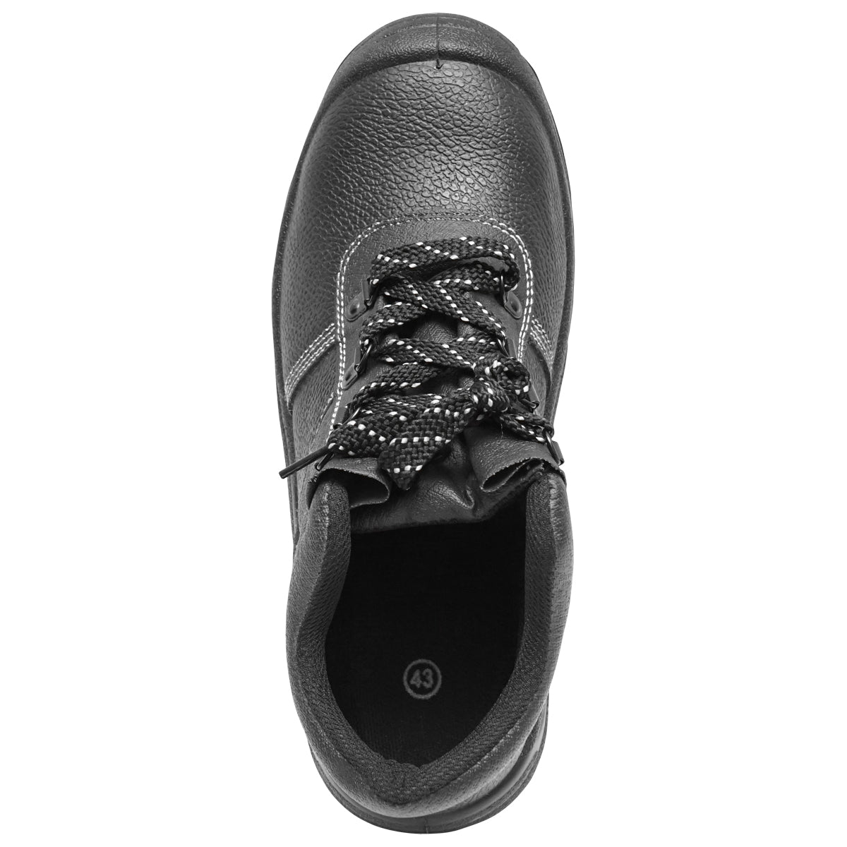 Védőbakancs, 43-as méret, acél lábujjvédővel és talplemezzel, típus: 5001