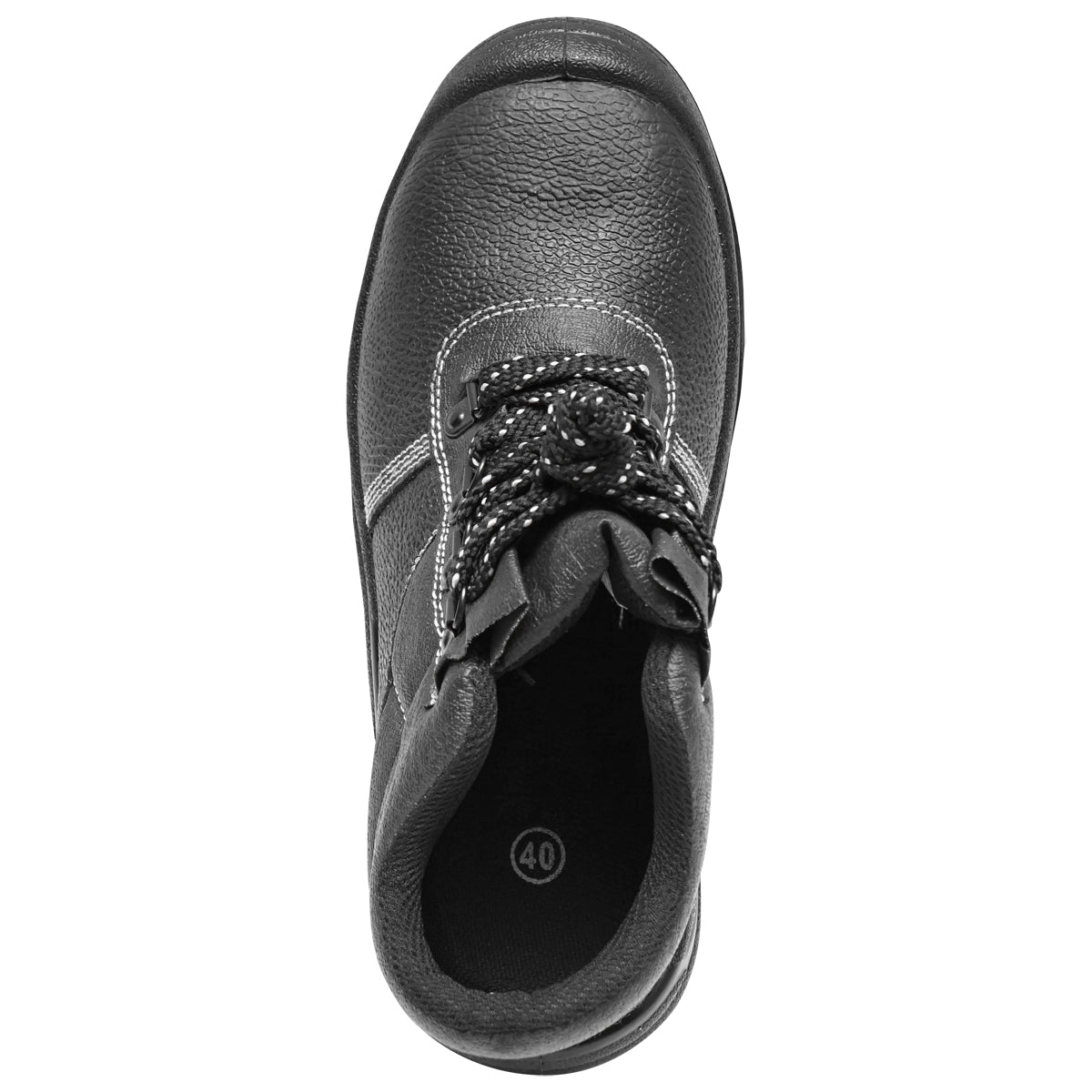 Védőbakancs, 40-es méret, acél lábujjvédővel és talplemezzel, típus: 5001