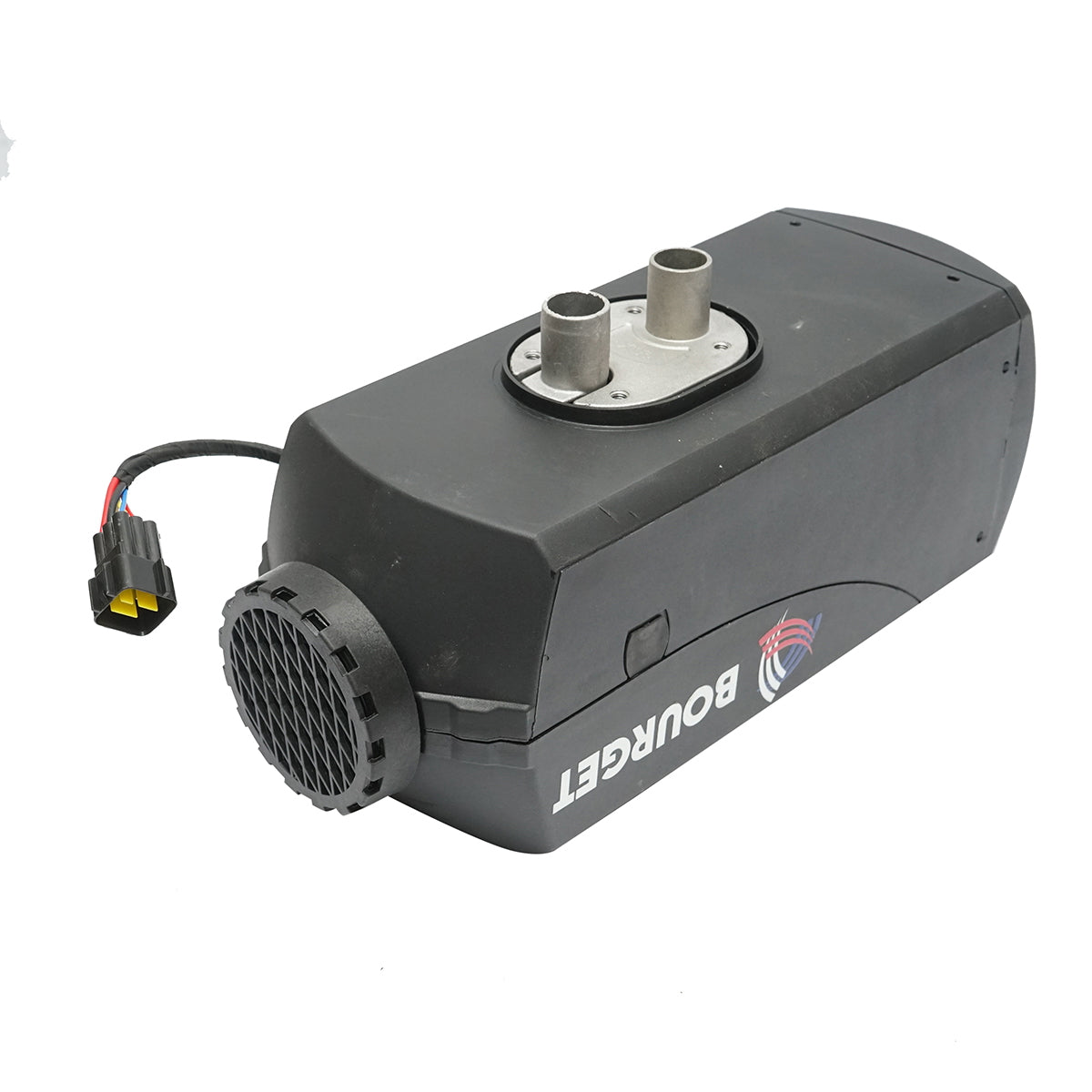 Állóhelyzeti fűtés, gazdaságos sirocou 12–24V, 5KW, LCD kijelzővel és távirányítóval, Bourget, műanyag