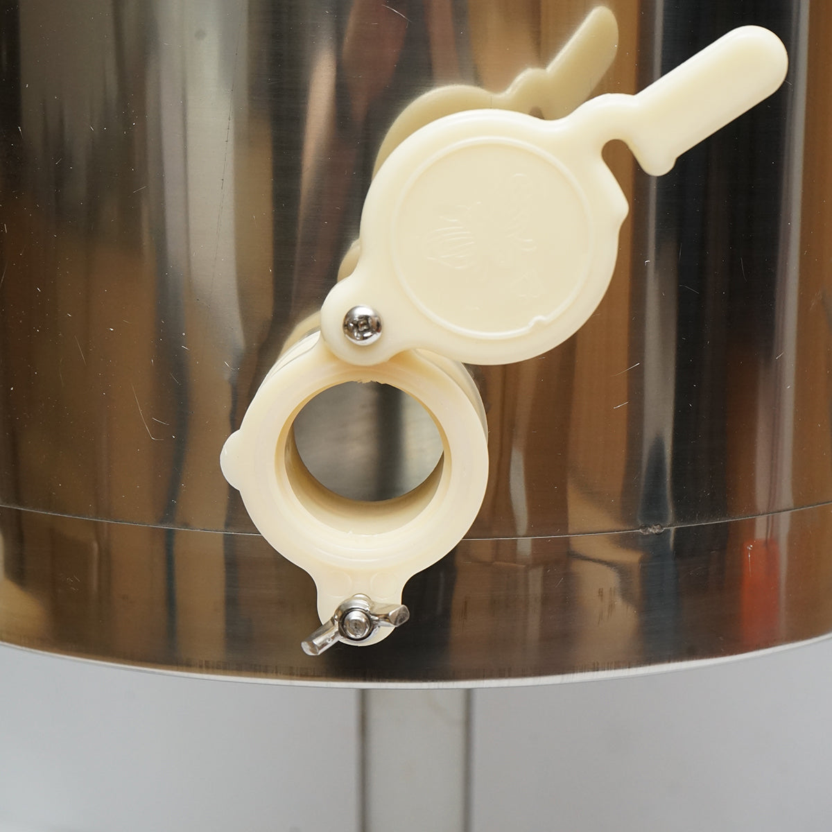 Elektromos mézpergető, 120 W, 220 V, rozsdamentes acélból, 3 keretes