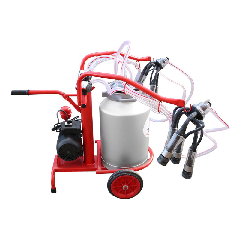 Tehén fejőgép 2 egységgel 40L alumínium tartály, vákuummal, Breckner Germany