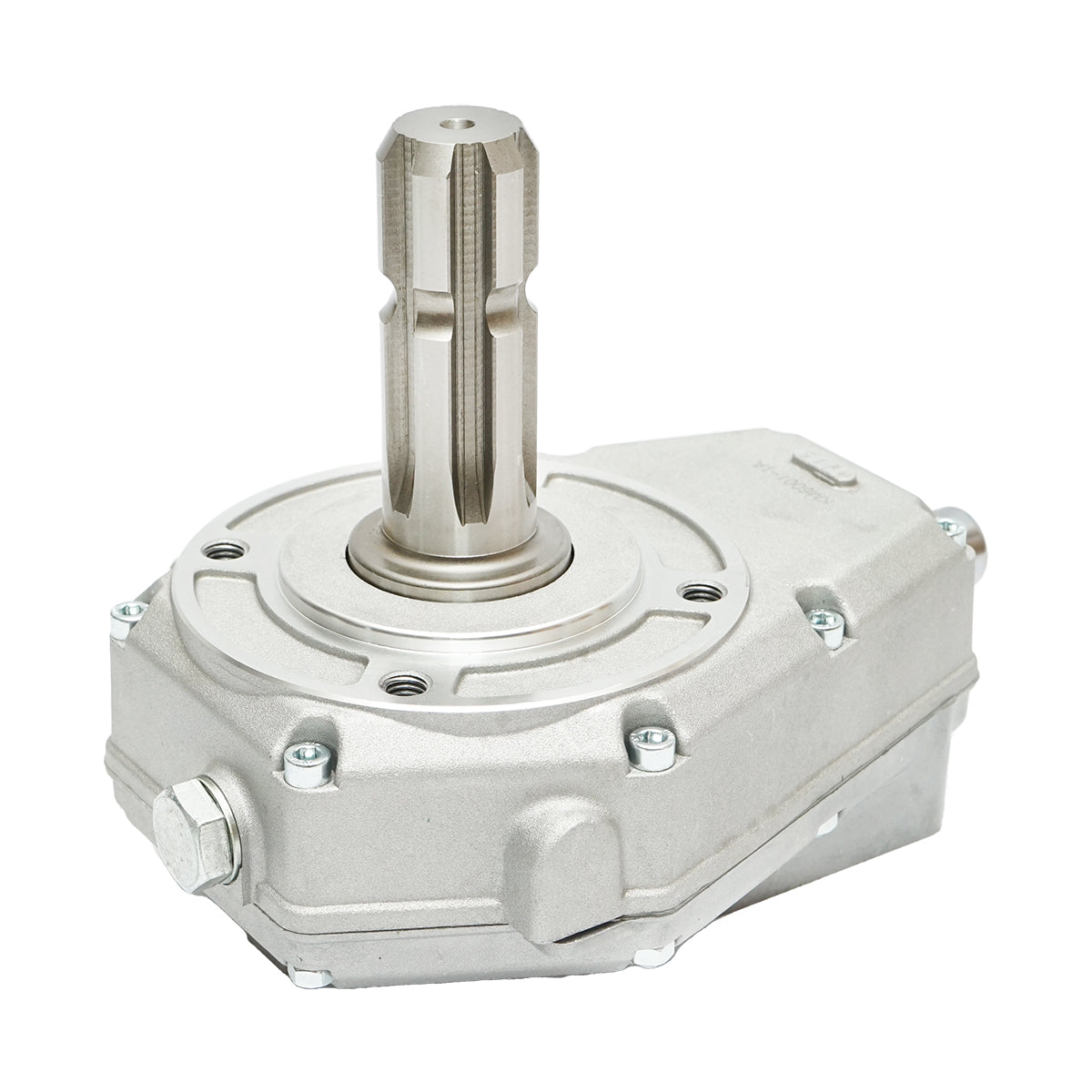 Fordulatszám-növelő alumíniumból, KM6001, apa típus, szabványos traktor tengelyprofilhoz, Z=6, 1 3/8", DIN 9611