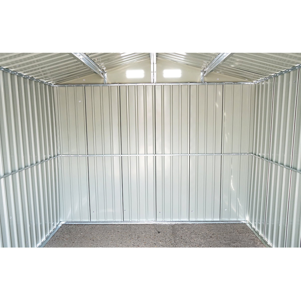 Fém kerti tároló, 389x260x212 cm