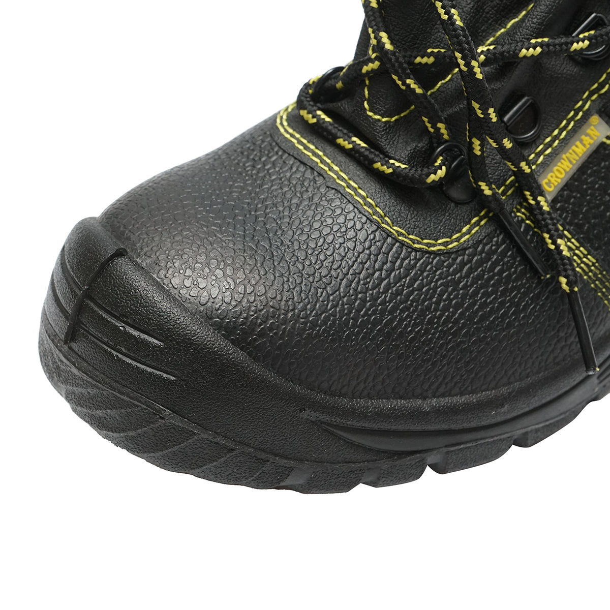 Védőbakancs acél lábujjvédővel és acél talplemezzel, 42-es méret, Crownman