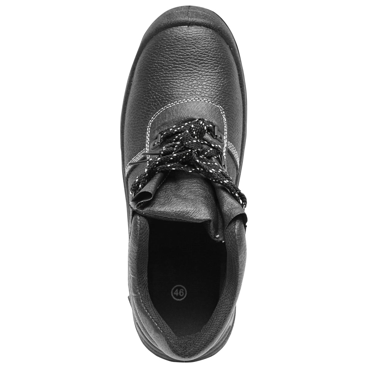 Védőbakancs, 46-os méret, acél lábujjvédővel és talplemezzel, típus: 5001