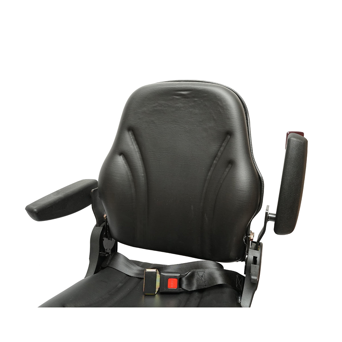 Univerzális ülés légpárnás felfüggesztéssel, magasság- és súlyállítással (50–140 kg), kartámasszal és 50–90°-ban dönthető háttámlával traktorhoz, mezőgazdasági, ipari gépekhez, targoncához