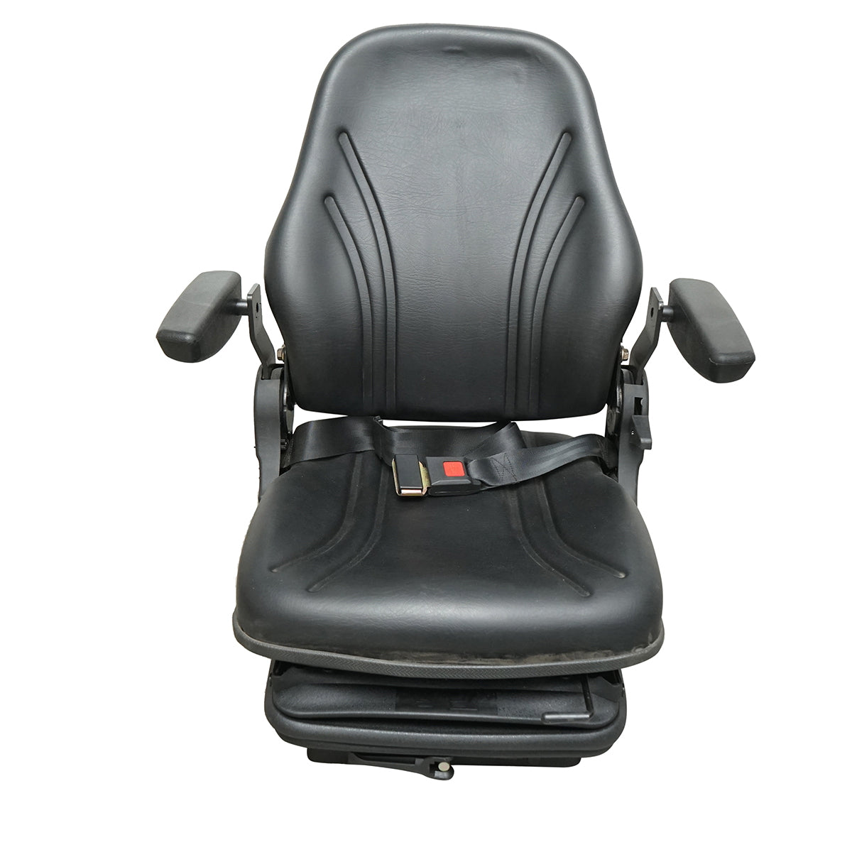 Univerzális ülés biztonsági övvel, kartámasszal és mechanikus felfüggesztéssel traktorhoz és ipari gépekhez, targoncához