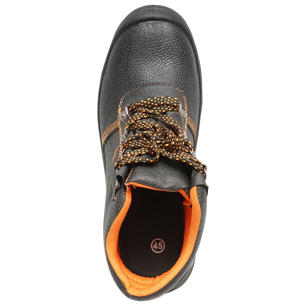 Védőbakancs, 45-ös méret, acél lábujjvédővel és talplemezzel, típus: 5005