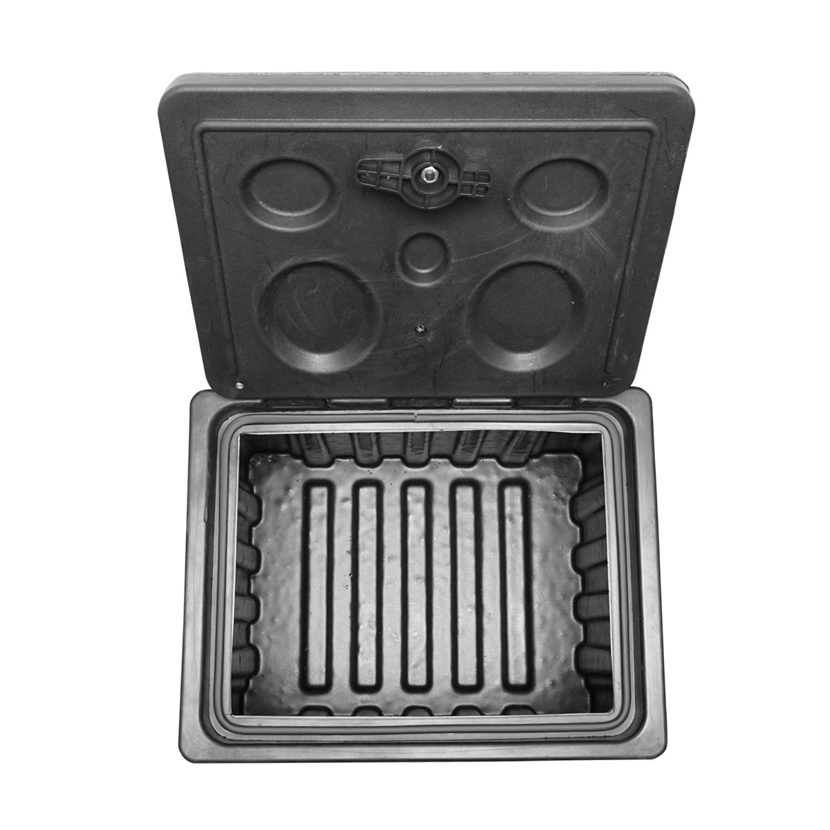 SZERSZÁMOSLÁDA ÁLLVÁNY NÉLKÜL FEKETE MŰANYAG 468X470X600 MM BRECKNER GERMANY