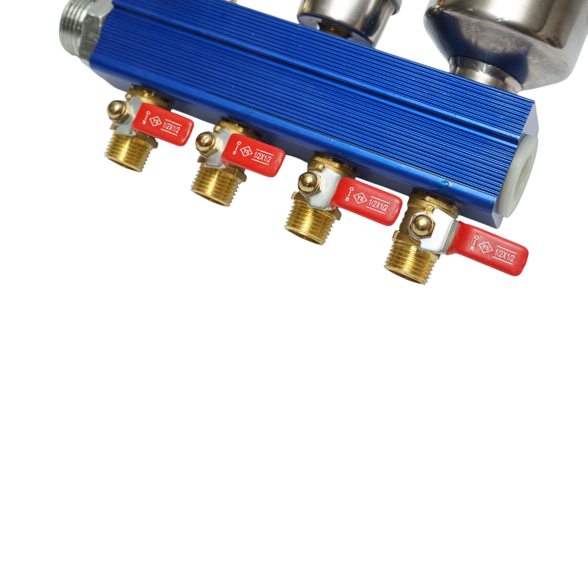 4-utas osztóegység nyomásmérővel permetezőgéphez